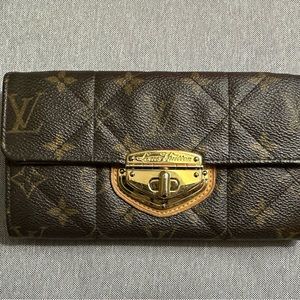 Louis Vuitton Sarah Wallet Monogram Etoile Brown